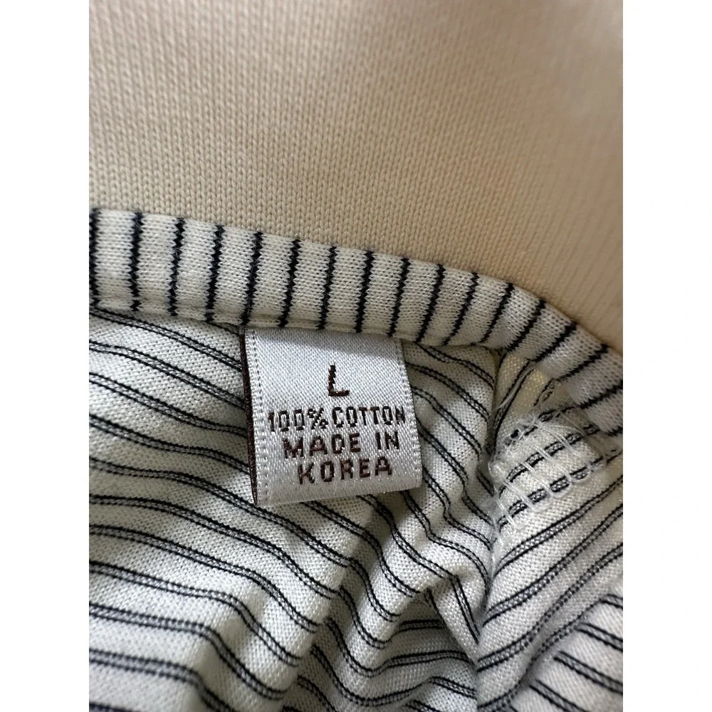 Peter Millar Men's Tan Polo Shirt Size Large Cotton Stripe
